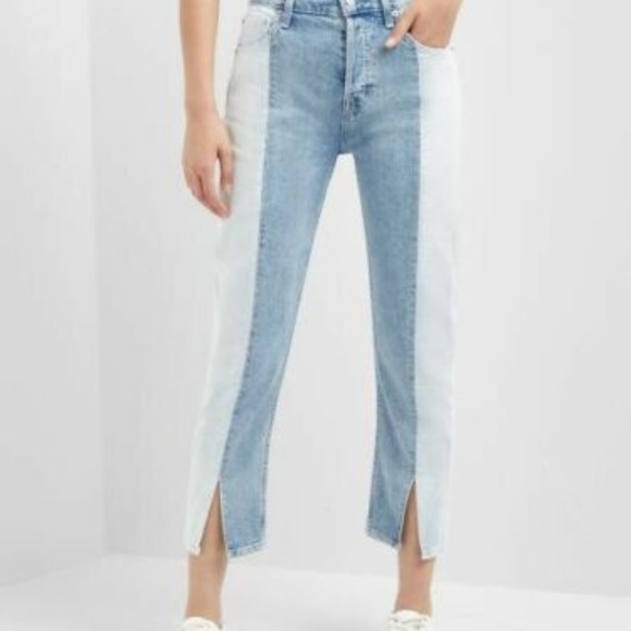 GAP Denim - Super High Rise Straight Grop Light Indigo Gap